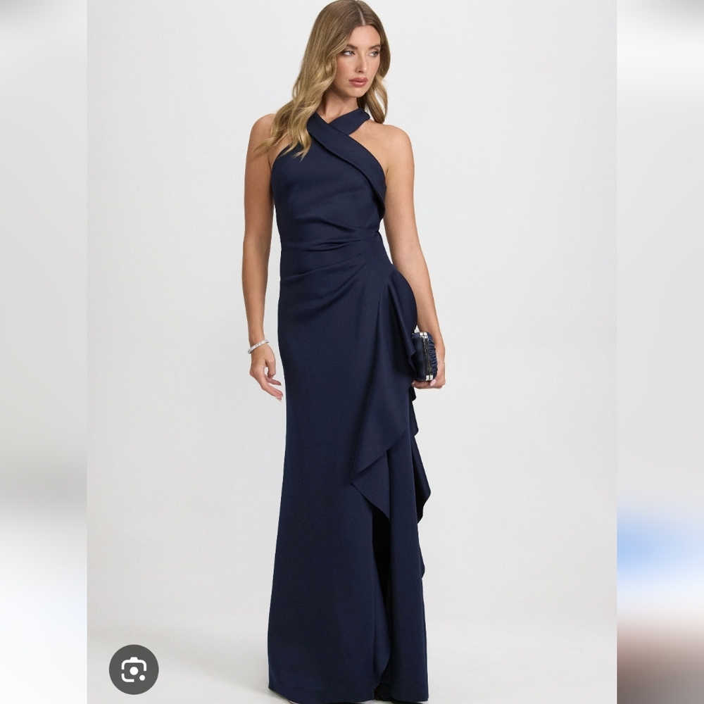 Xscape Navy Dress Size 6